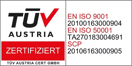 TÜV AUSTRIA Zertifizierung